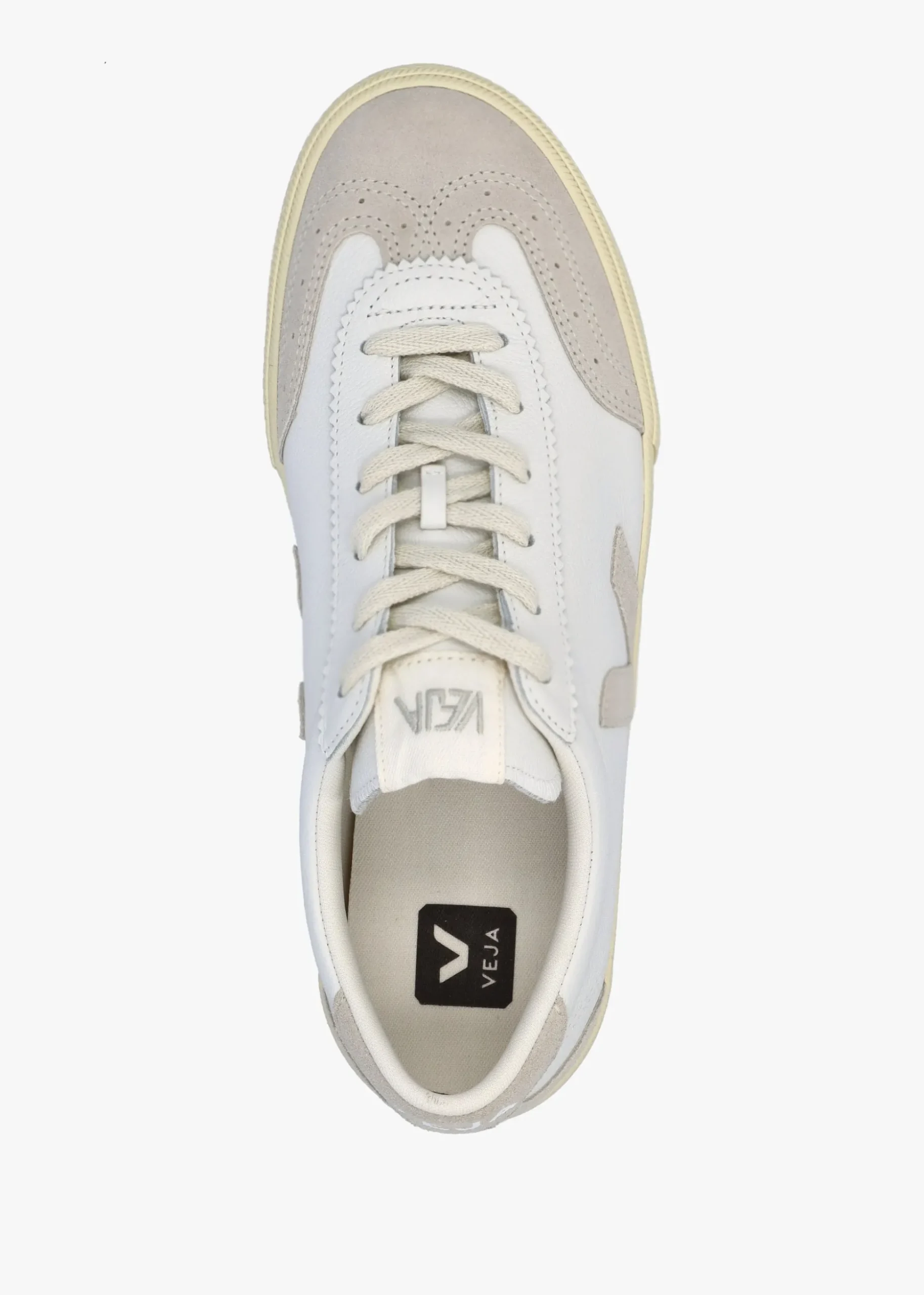 Men's Volley O.T Leather White Natural Trainers