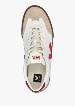 Men's Volley O.T Leather White Pekin Bark Trainers