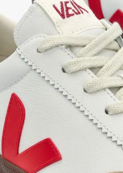 Men's Volley O.T Leather White Pekin Bark Trainers
