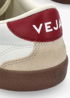 Men's Volley O.T Leather White Pekin Bark Trainers