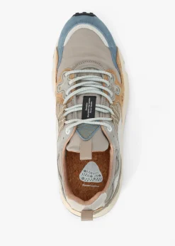 Men’s Yamano 3 Beige Grey Suede & Nylon Trainers