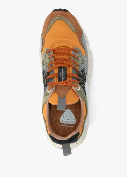 Men’s Yamano 3 Orange Suede & Nylon Trainers