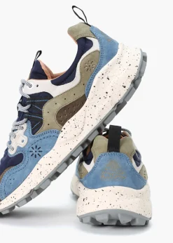 Men’s Yamano 3 Uni Blue Suede & Nylon Trainers