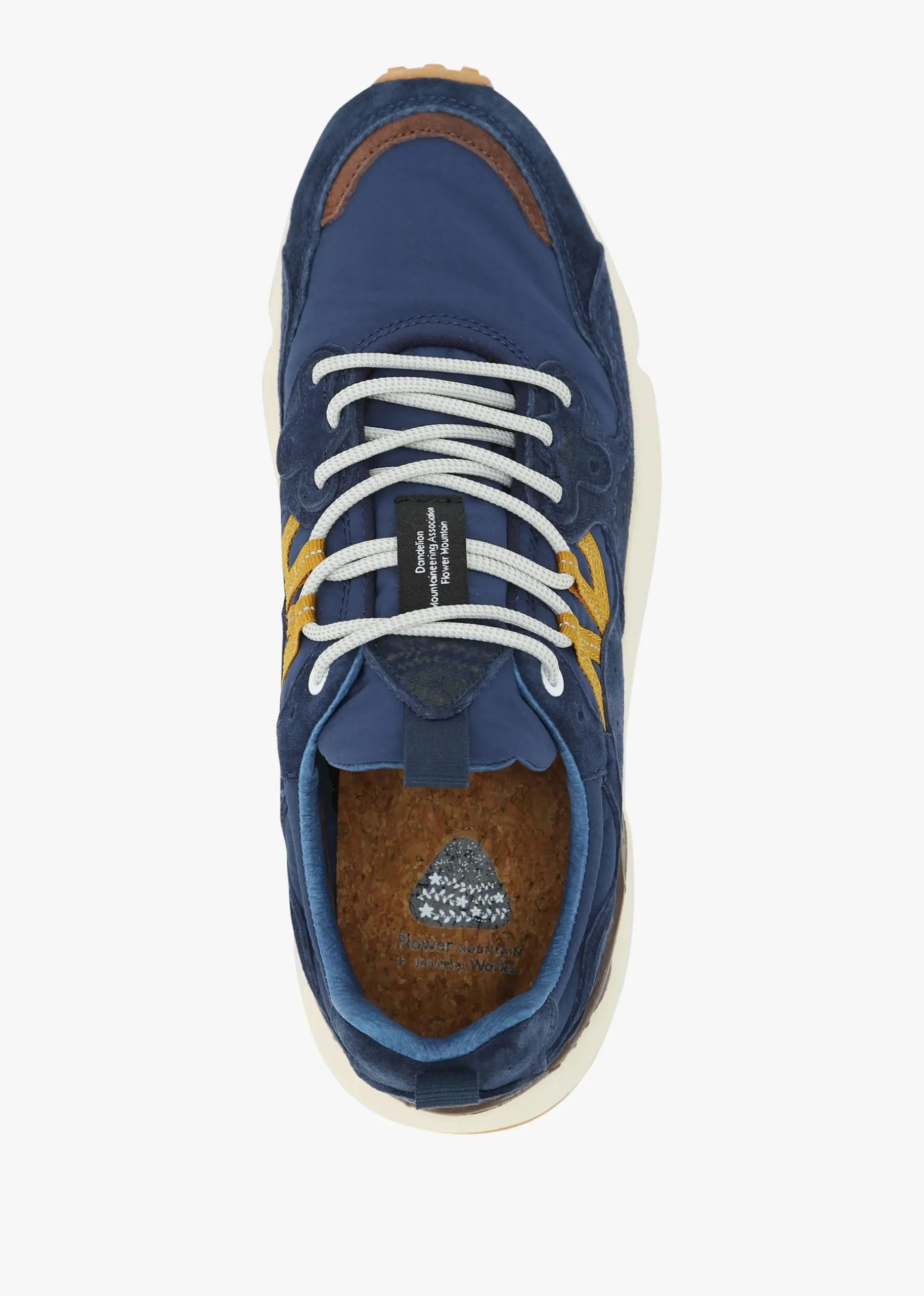 Men’s Yamano 3 Uni U.W. Navy Suede & Nylon Trainers