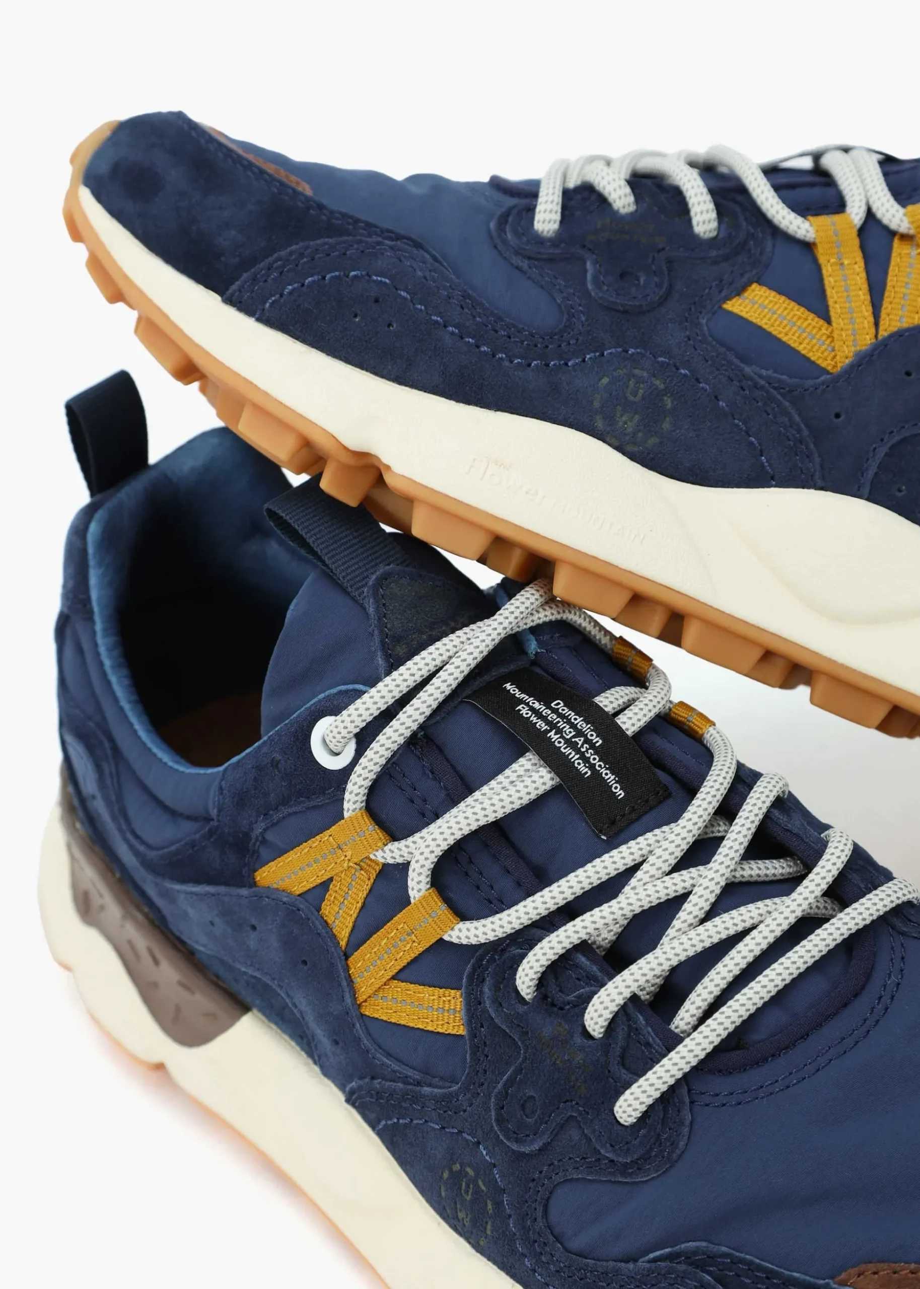 Men’s Yamano 3 Uni U.W. Navy Suede & Nylon Trainers
