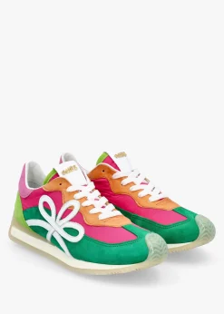 Movie Multicoloured Suede & Nylon Runner Trainers