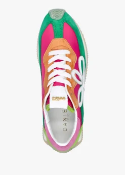 Movie Multicoloured Suede & Nylon Runner Trainers
