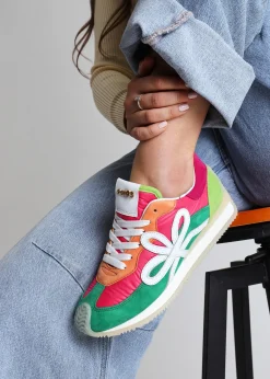 Movie Multicoloured Suede & Nylon Runner Trainers