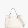Myea Cream Shopper Bag With Pouch