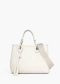 Myea Cream Shopper Bag With Pouch