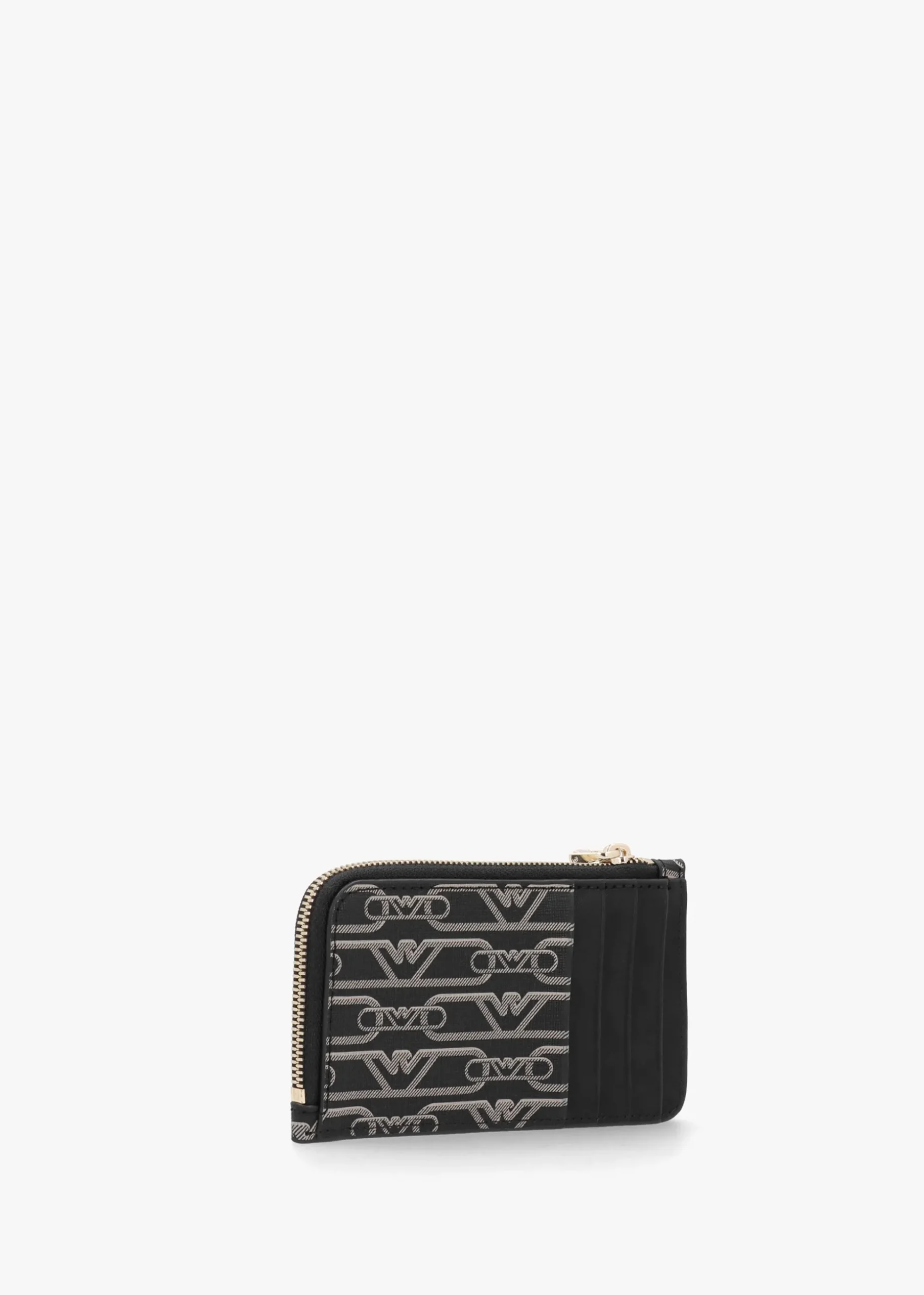 New Logo Nero & Ecru Card Holder