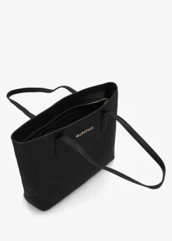 Pansy Nero Logo Shopper Bag
