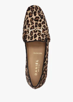 Pasco Leopard Pony Hair Snaffle Loafers