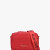 Pattie Haversack Pebbled Rosso Cross-Body Bag
