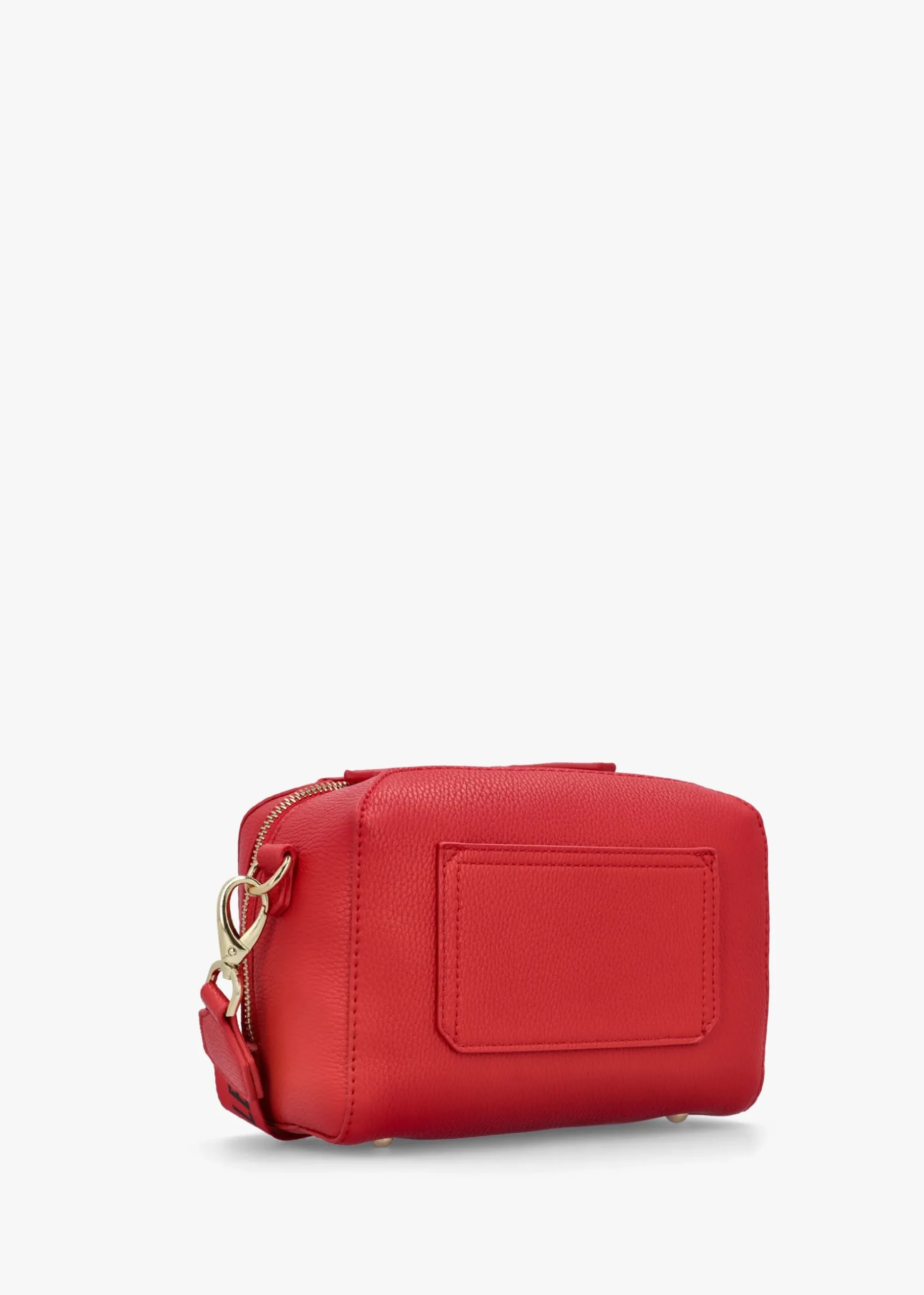 Pattie Haversack Pebbled Rosso Cross-Body Bag