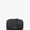 Pattie Haversack Pebbled Black Cross-Body Bag
