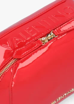 Pattie Patent Rosso Camera Bag
