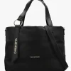 Peonies Nero Shopper Bag