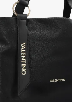 Peonies Nero Shopper Bag