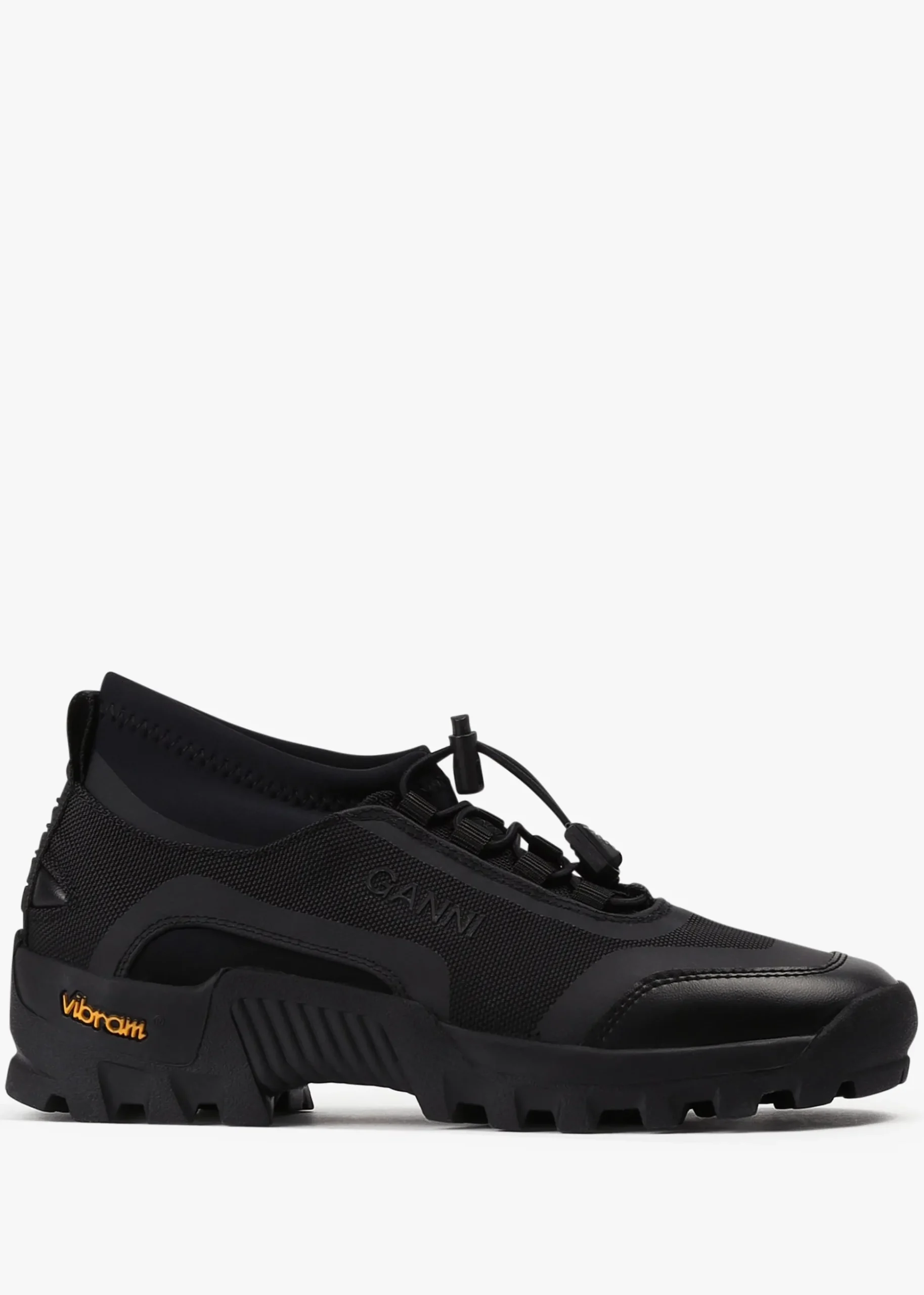 Performance Black Neoprene Trainers