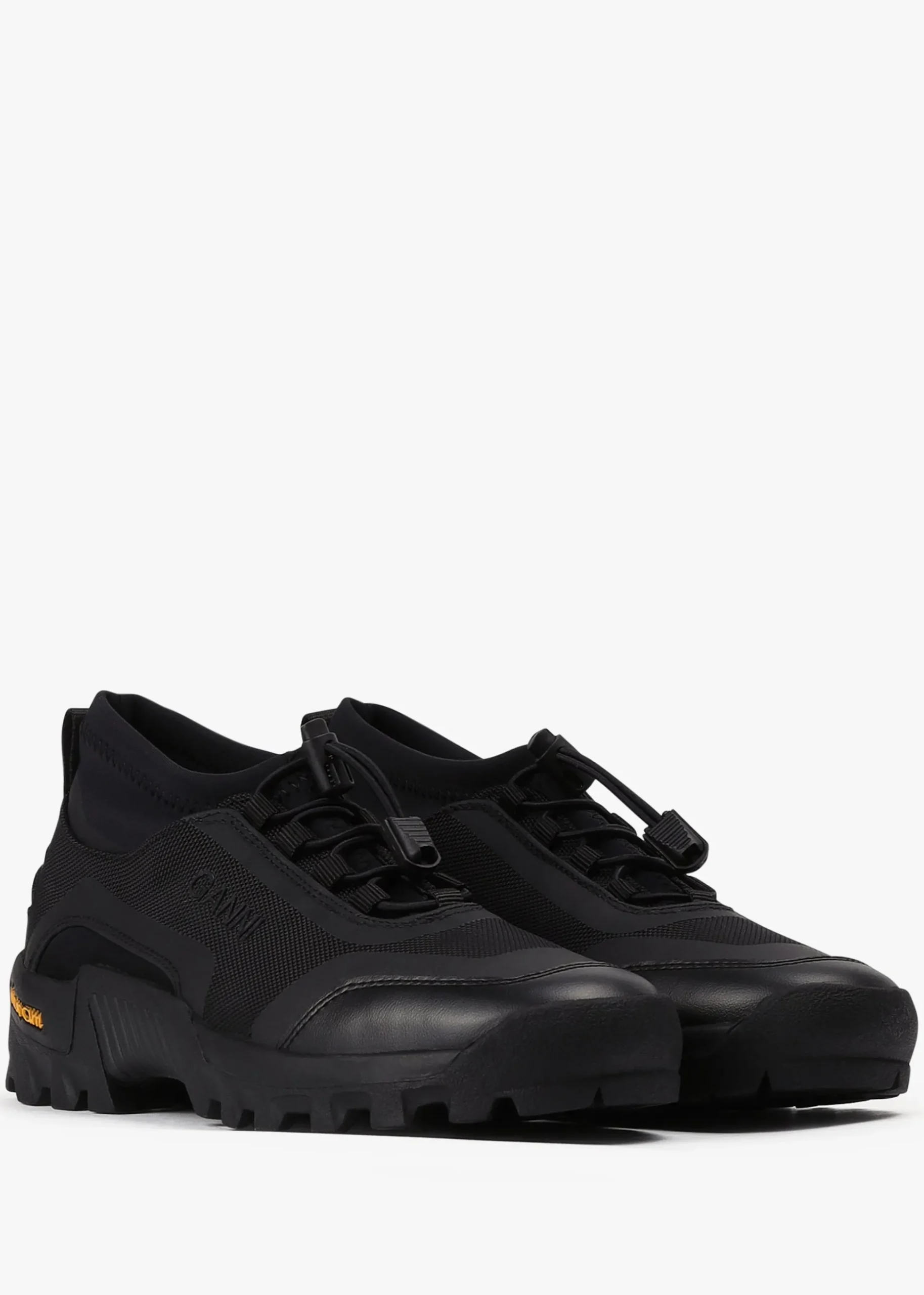 Performance Black Neoprene Trainers