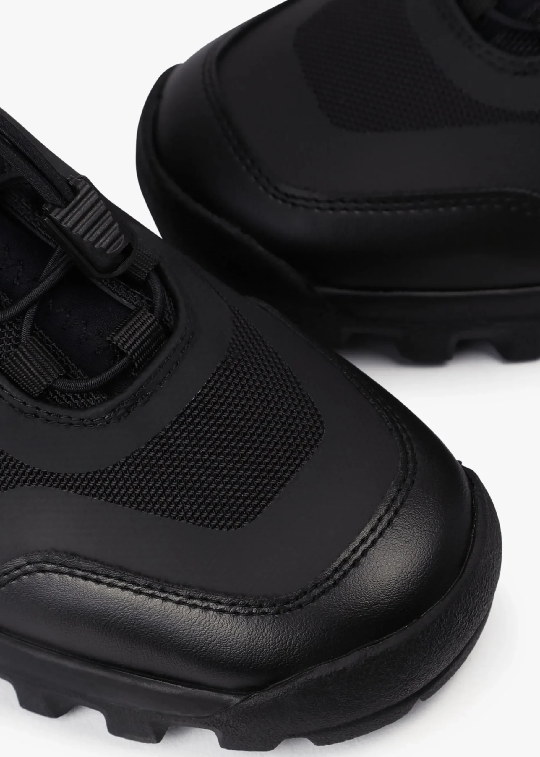 Performance Black Neoprene Trainers