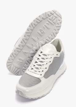 Popham White Chrome Trainers
