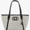 Sebina Natural Black Tote Bag