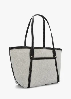 Sebina Natural Black Tote Bag