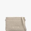Shantel Woven Ecru Shoulder Bag