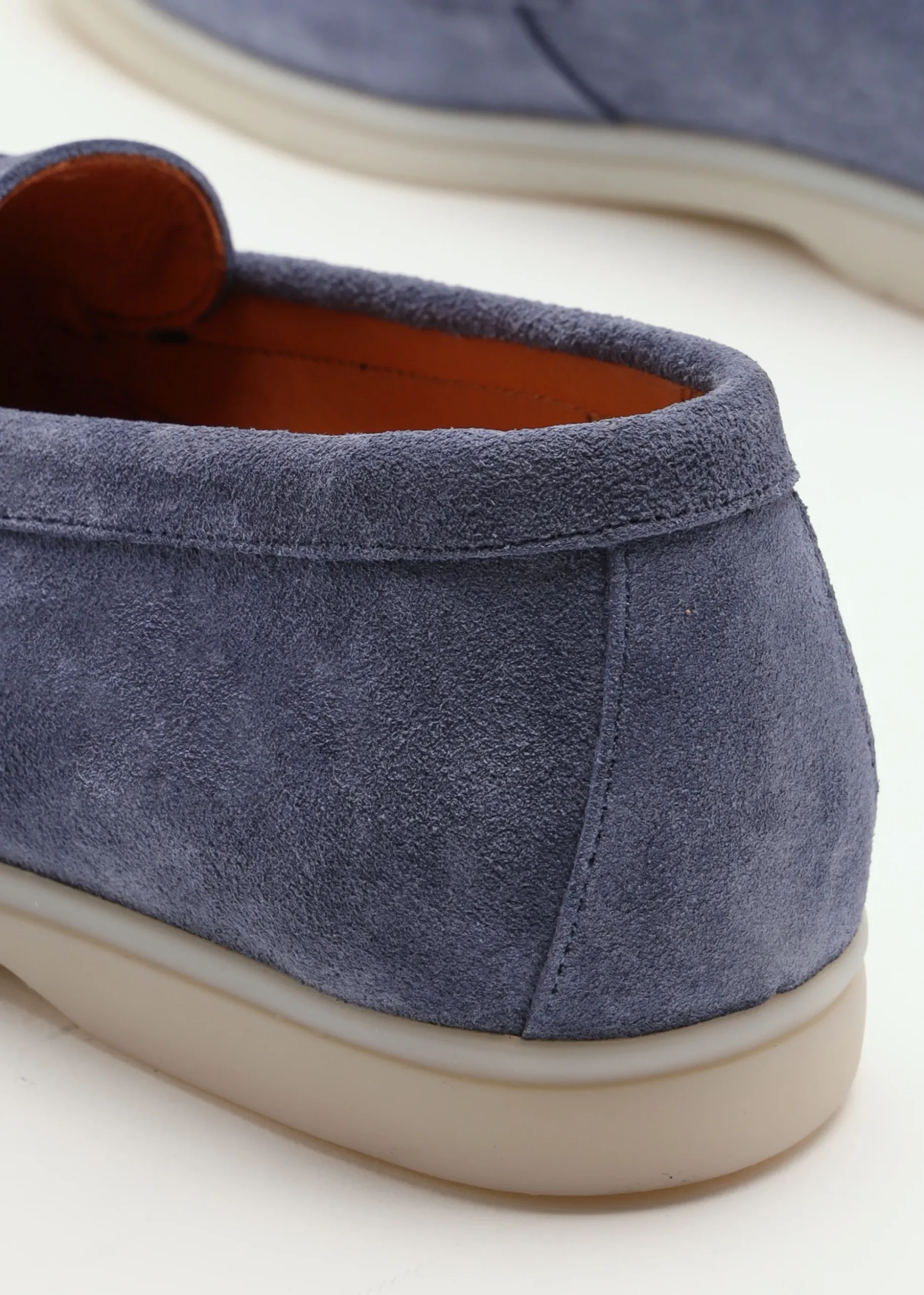 Siani Blue Suede Loafers