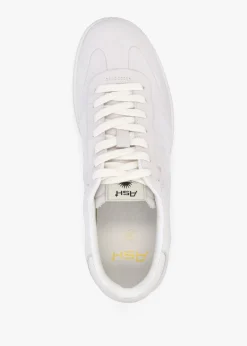 Siena Off White Nubuck Leather Trainers
