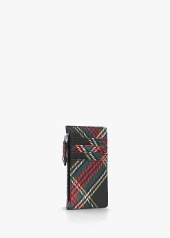 Slim Long Chelsea Tartan Multicoloured Card Holder