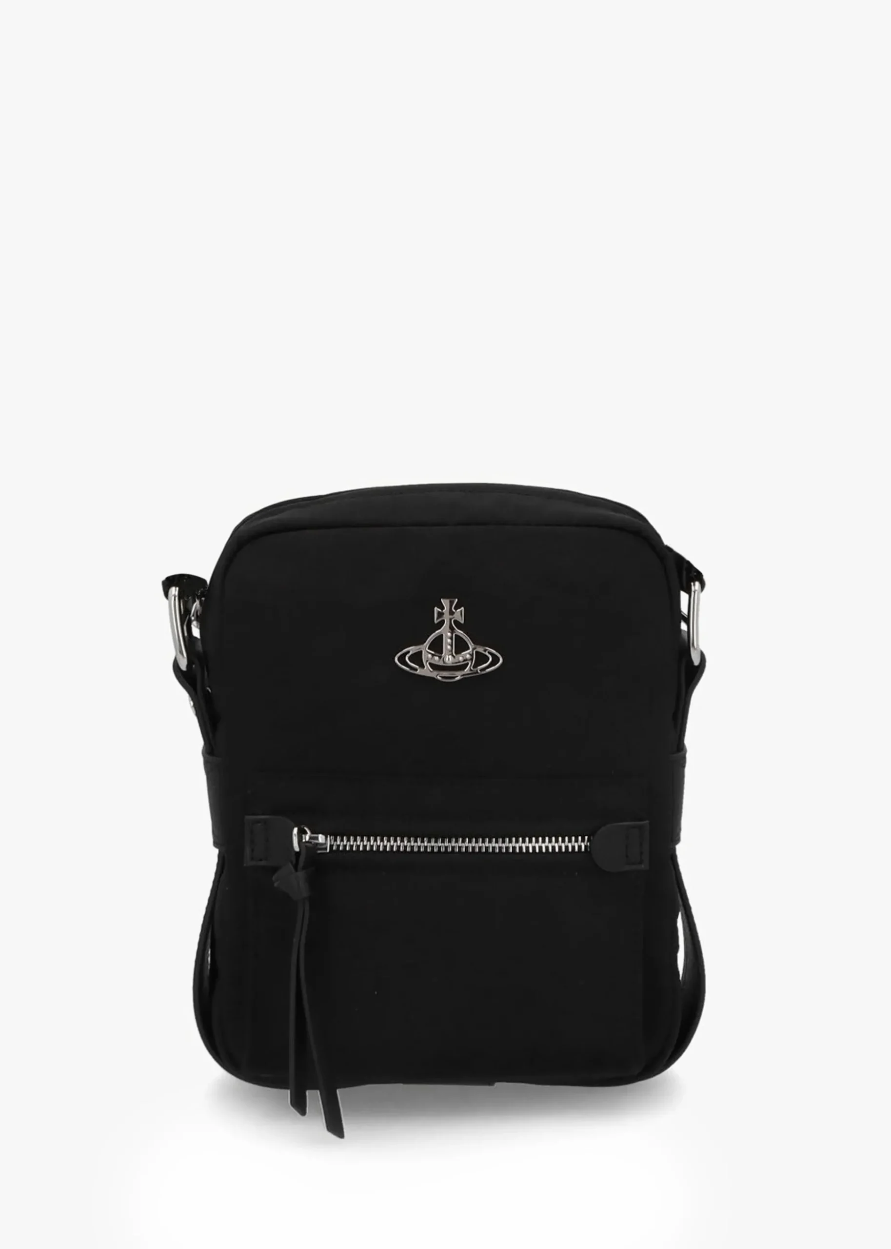 Small Jackson Black Cross-Body Satchel Bag