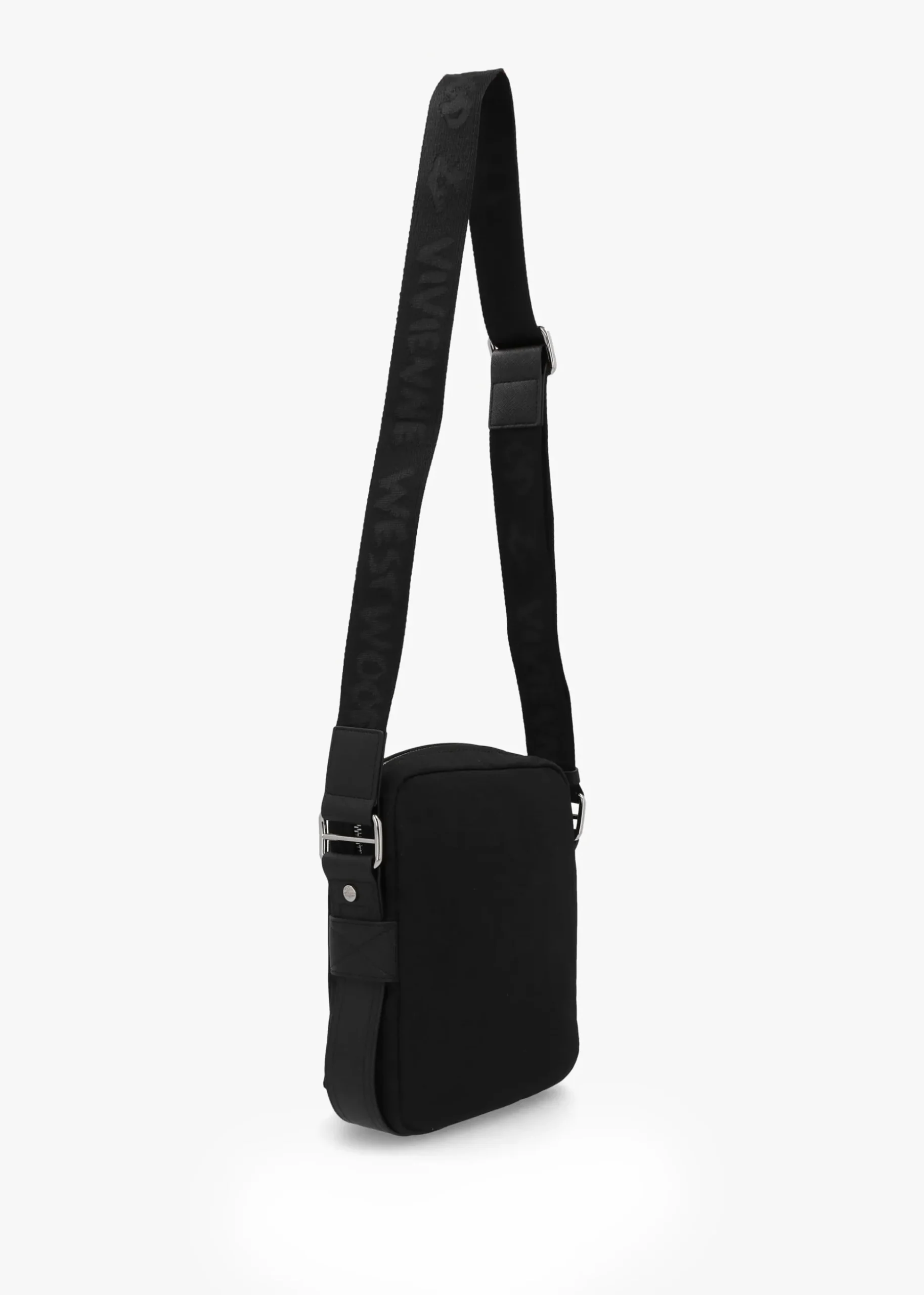 Small Jackson Black Cross-Body Satchel Bag