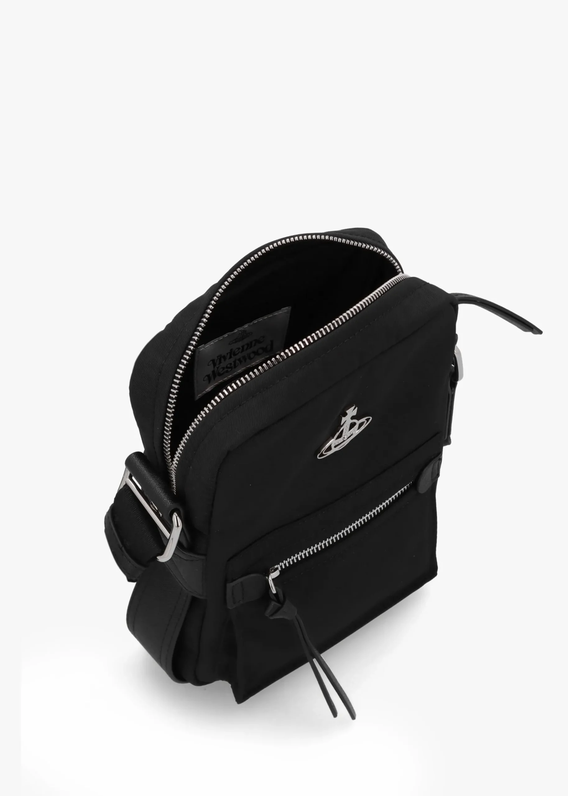 Small Jackson Black Cross-Body Satchel Bag