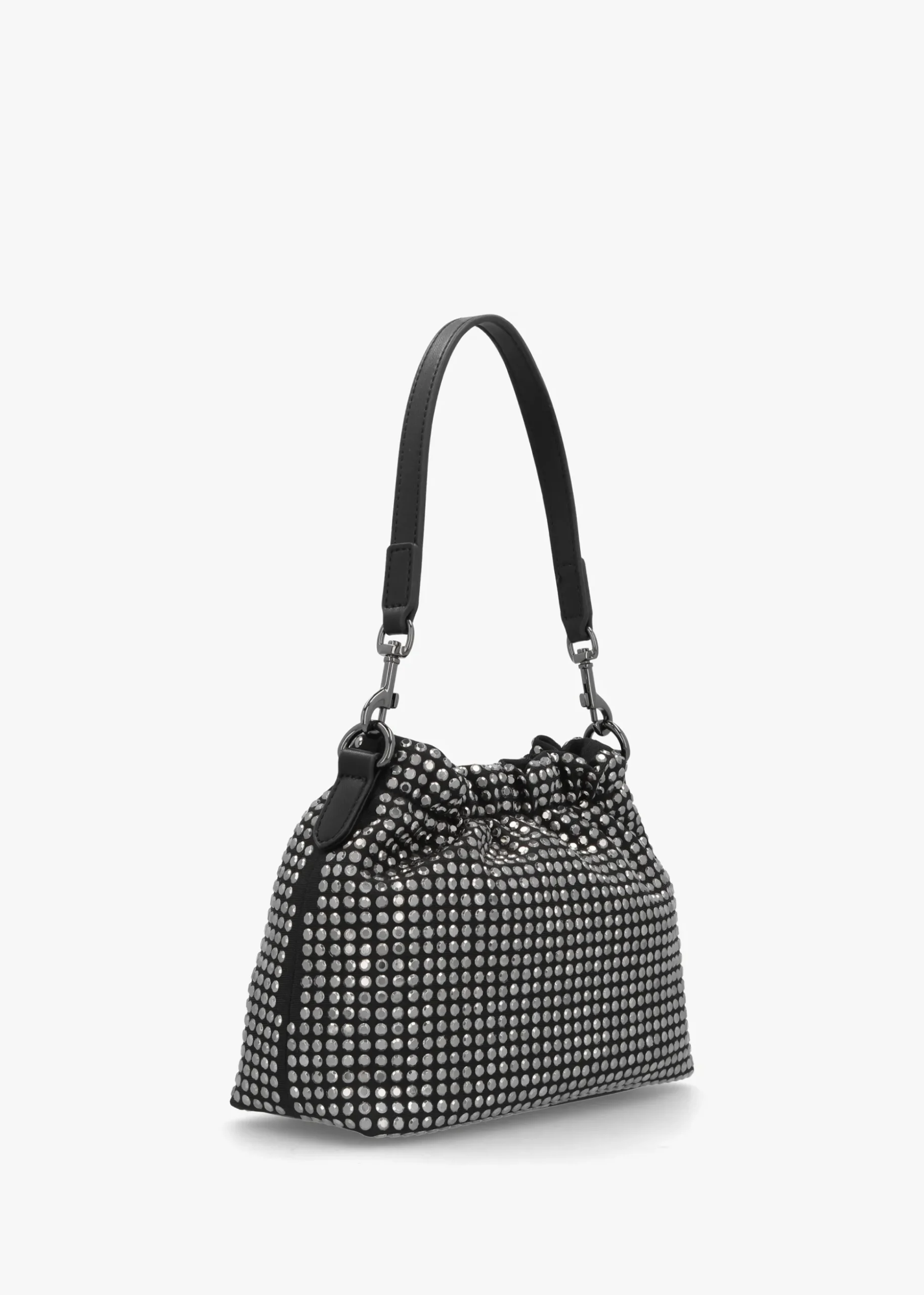 Sparkling Nero Bucket Bag