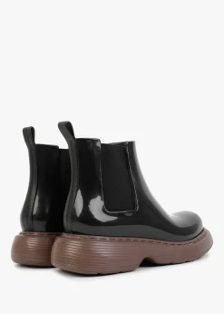 Step Black Chelsea Boots