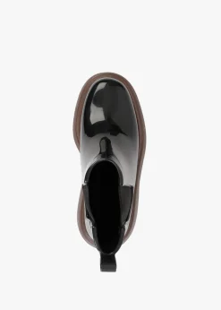 Step Black Chelsea Boots