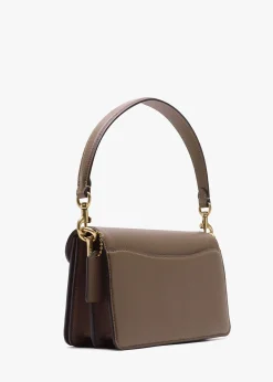 Tabby 26 Dark Stone Leather Shoulder Bag