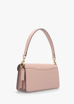 Tabby 26 Hammered Cream Nude Leather Shoulder Bag