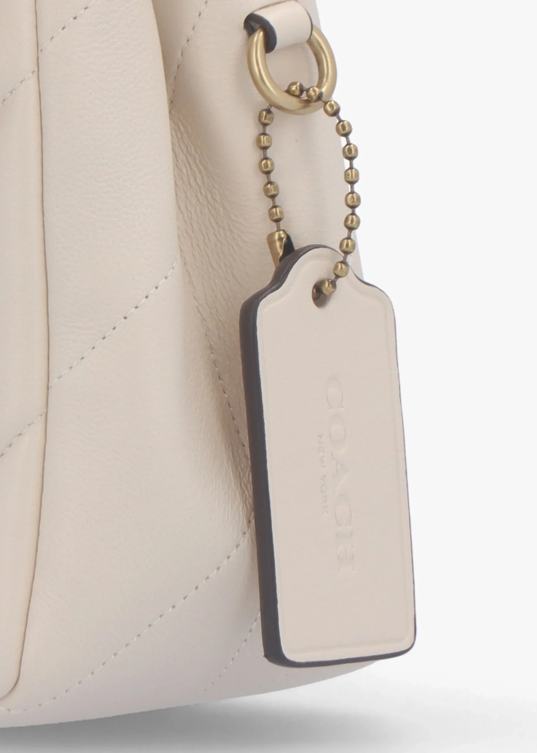 Tabby Quilted 26 Chalk Leather Shoulder Bag