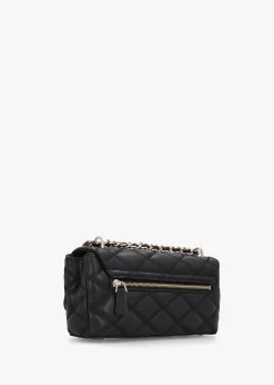Tamsin Quilted Black Cross-Body Bag