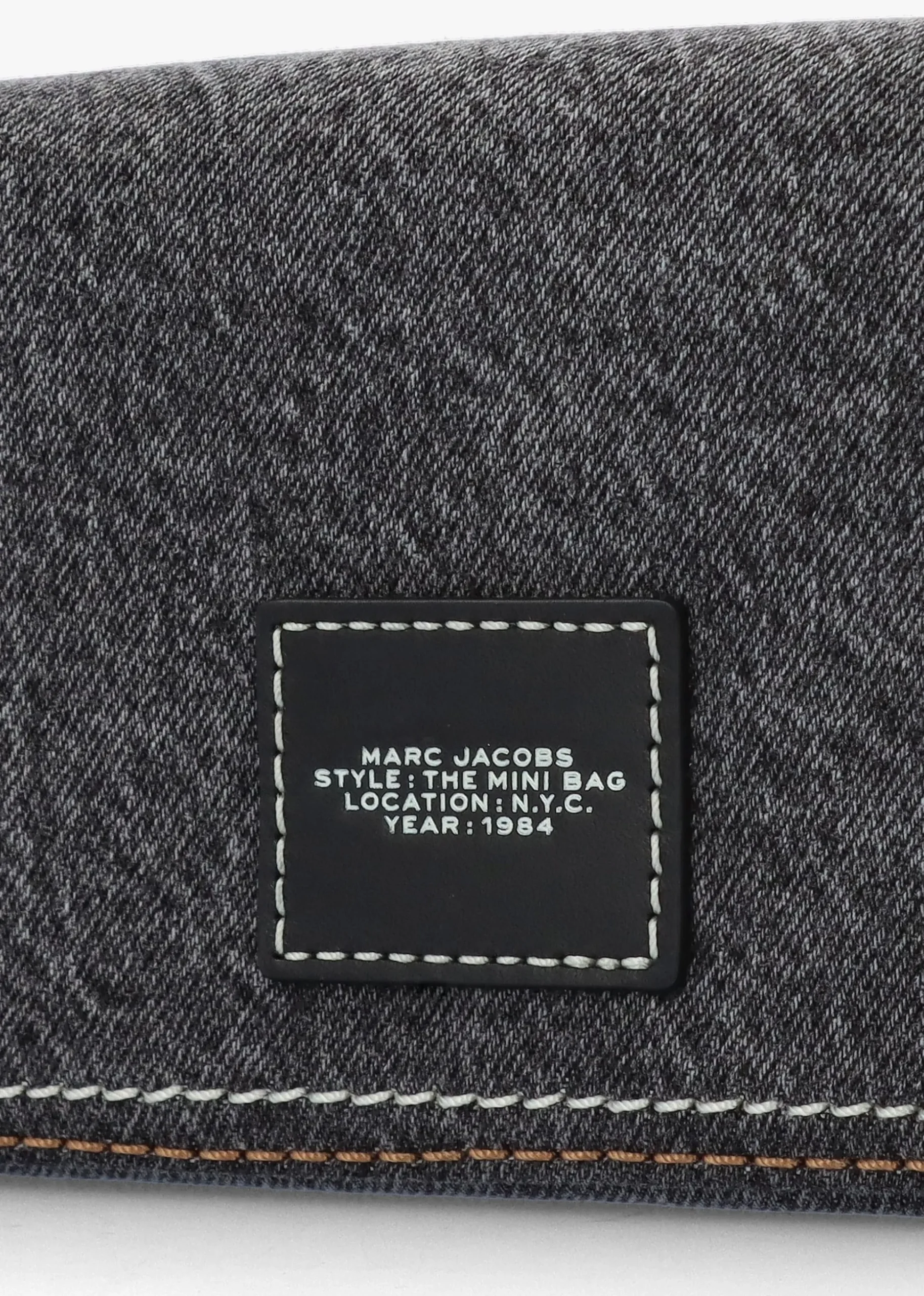 The Denim Chain Black Wash Mini Cross-Body Bag