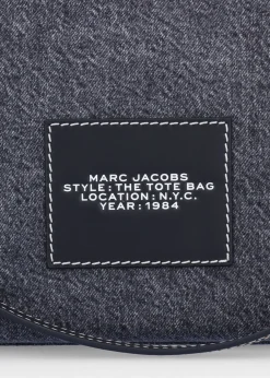 The Denim Chain Medium Black Wash Tote Bag