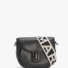 The J Marc Small Black Leather Saddle Bag
