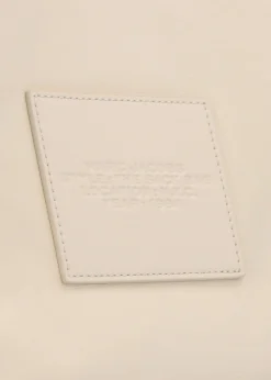 The Large Cloud White Leather Chain Sack Bag