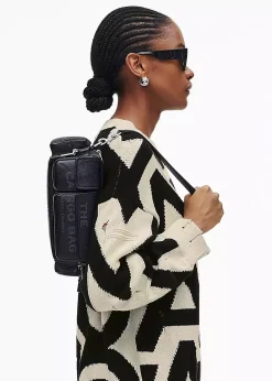 The Leather Black Cargo Bag