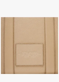 The Leather Medium Camel Tote Bag