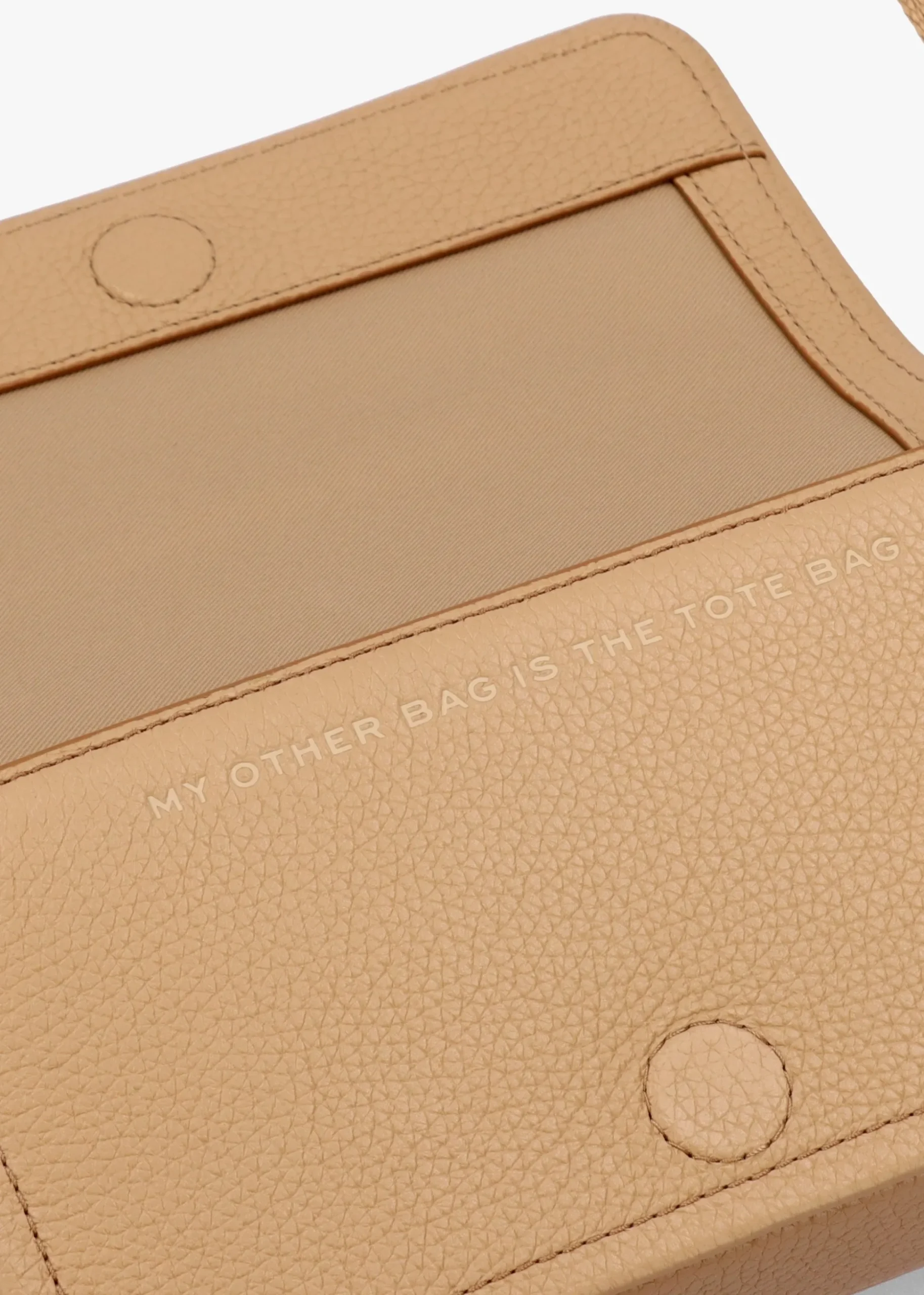 The Leather Mini Camel Cross-Body Bag